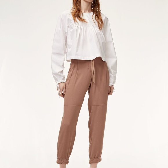 Aritzia Wilfred Marais Pant Rustwood 